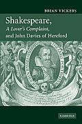 Shakespeare, 'a Lover's Complaint', and John Davies of Hereford