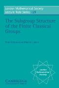 The Subgroup Structure of the Finite Classical Groups