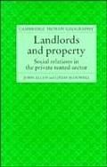 Landlords & Property Social Relations In