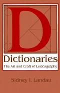 Dictionaries The Art & Craft Of Lexicography