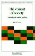 The Cement of Society: A Survey of Social Order
