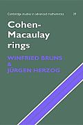 Cohen Macaulay Rings