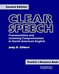 Clear Speech 2nd Edition Teachers Resource Book