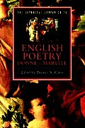 Cambridge Companion to English Poetry Donne to Marvell
