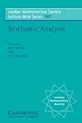 Stochastic Analysis: Proceedings of the Durham Symposium on Stochastic Analysis, 1990