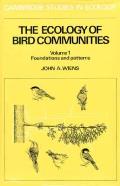 Ecology Of Bird Communities 2 Volumes