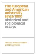 The European and American University Since 1800
