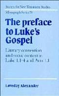 Preface To Lukes Gospel Literary Conven