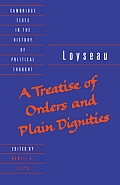 Loyseau: A Treatise of Orders and Plain Dignities