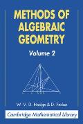 Methods Of Algebraic Geometry Volume 2