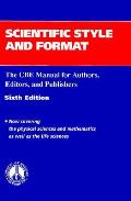 Scientific Style & Format The Cbe Ma 6th Edition