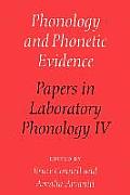 Phonology and Phonetic Evidence: Papers in Laboratory Phonology IV