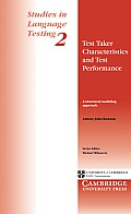 Test Taker Characteristics and Test Performance