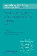 Novikov Conjectures, Index Theorems, and Rigidity: Volume 1: Oberwolfach 1993
