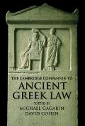 Cambridge Companion To Ancient Greek Law