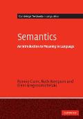 Semantics: An Introduction to Meaning in Language