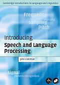 Introducing Speech and Language Processing [With CDROM]