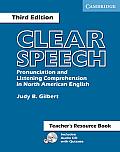 Clear Speech Teachers Resource Book Pronunciation & Listening Comprehension in North American English With CD