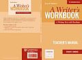 A Writer's Workbook Teacher's Manual: An Interactive Writing Text