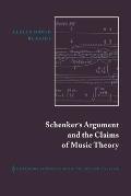 Schenker's Argument and the Claims of Music Theory