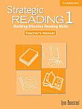 Strategic Reading 1 Teachers Manual Building Effective Reading Skills