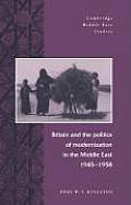 Britain and the Politics of Modernization in the Middle East, 1945 1958