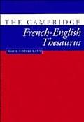 The Cambridge French-English Thesaurus