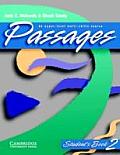 Passages Students Book 2 An Upper Level Multi Skills Course