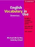 English Vocabulary in Use Elementary, With Answers