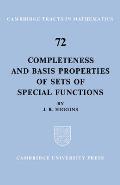 Completeness and Basis Properties of Sets of Special Functions