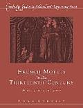 French Motets in the Thirteenth Century: Music, Poetry and Genre