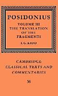 Posidonius: Volume 3, the Translation of the Fragments