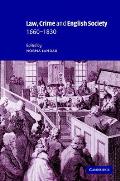 Law Crime & English Society 1660 1830
