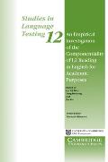 An Empirical Investigation of the Componentiality of L2 Reading in English for Academic Purposes