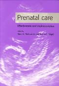 Prenatal Care: Effectiveness and Implementation