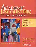 Academic Encounters Life in Society Students Book Reading Study Skills & Writing