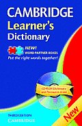 Cambridge Learners Dictionary With CDROM & CD ROM Users Guide