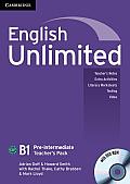 English Unlimited Pre-Intermediate Teacher's Pack (Teacher's Book with DVD-Rom) [With DVD ROM]