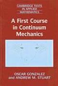 A First Course in Continuum Mechanics