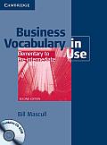 Business Vocabulary in Use: Elementary to Pre-Intermediate with Answers [With CDROM]