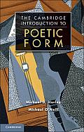 Cambridge Introduction to Poetic Form