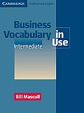 Business Vocabulary In Use Intermediate