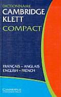 Dictionnaire Cambridge Klett Compact Francais Anglais English French