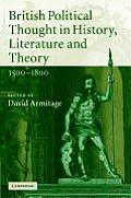British Political Thought in History, Literature and Theory, 1500-1800
