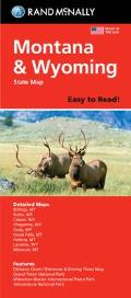 Rand McNally Easy to Read Folded Map: Montana/Wyoming State Map