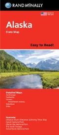Rand McNally Easy to Read Alaska State Map