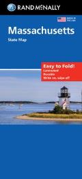 Rand McNally Easy to Fold: Massachusetts State Laminated Map