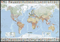 World Rolled Wall Map M Series