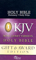 Bible KJV Blue Dictionary Study Helps
