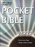 Bible KJV Holy Bible Burgundy Pocket Rubricated